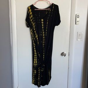 Black and yellow sundress
